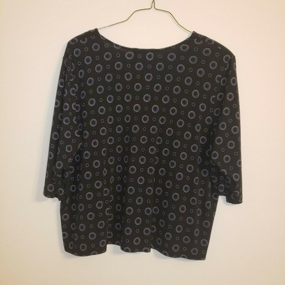 August Max Woman plus size 2X cardigan rhinestone - Picture 3 of 11